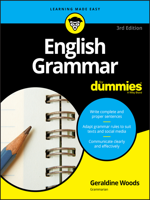 Title details for English Grammar For Dummies by Geraldine Woods - Available